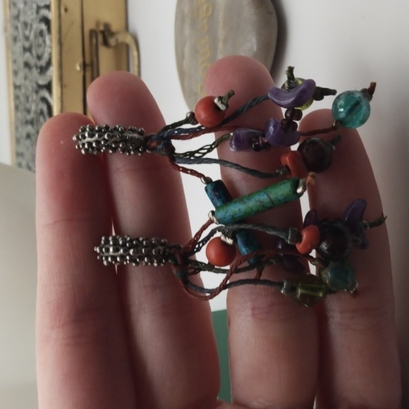 Handmade native earrings E249 - Picture 1 of 4